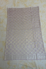 HOV Handloom Banarasi Crepe Silk Saree - Butidar Star All Over- Lilac - 077