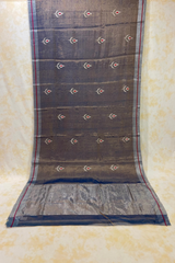 HOV Handloom Chanderi Full Tissue Saree - Plain - 009