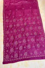 HOV HandEmbroidered Chikankari Saree - 060