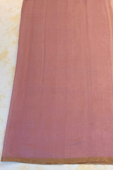 HOV HANDLOOM CHANDERI SAREE TISSUE - ROUND BUTA - 100