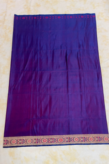 HOV Exclusive Pure Zari Handloom Banarasi Saree - Jaangla Purple - 033