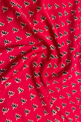 HOV Hand-Block Print Saree Modal - 015