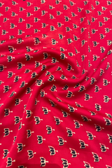 HOV Hand-Block Print Saree Modal - 015