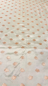 Handloom Banarasi Brocade Silk Fabric - Paan Buta