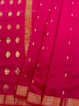 HOV HANDLOOM CHANDERI SAREE - BIG NAKSHI BORDER - 112