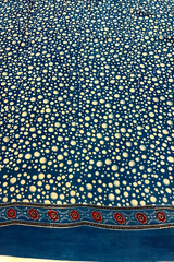 HOV Ajarakh Hand-Block Print Saree - Modal - 007