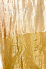 HOV Handloom Chanderi Silk Saree - Plain Zari Pallu Gold - 042-01-02