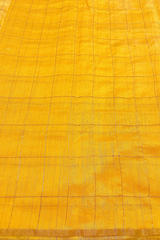 HOV Handloom Chanderi Cotton Silk Saree - Checks - 012-01