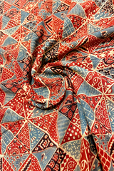 HOV Ajarakh Hand-Block Print Saree - Mul Cotton - 012