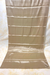 HOV Handloom Chanderi Full Tissue Saree - Plain - 007