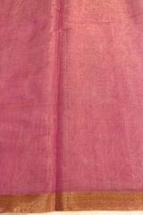 HOV Handloom Chanderi Half Tissue Saree - Round Buta - 003-01,04,013-