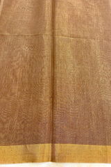 HOV Handloom Chanderi Half Tissue Saree - Round Buta - 004-02