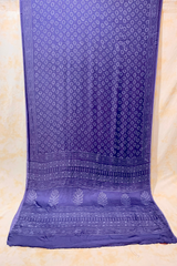 HOV Hand-Block Print Saree Modal - 012-01-02