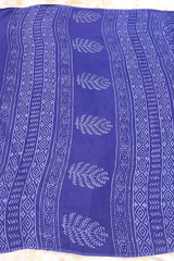 HOV Hand-Block Print Saree Modal - 012-01-02