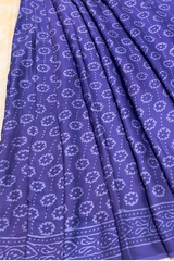 HOV Hand-Block Print Saree Modal - 012-01-02