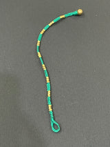 Dhokra Brass Three Bead Anklet