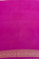 HOV Handloom Banarasi Georgette Silk Saree - All Over Jaali Design Light Purple - 079