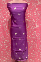 Handloom Chanderi Suit sets - Purple