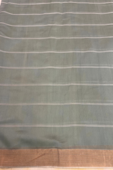 HOV Handloom Chanderi Cotton Silk Saree - Checks With Round Buta - 029-01