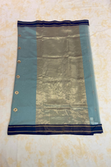 HOV Handloom Chanderi Cotton Silk Saree - Lotus Buta1 - 026