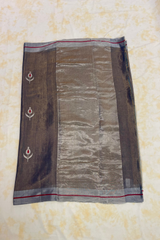 HOV Handloom Chanderi Full Tissue Saree - Plain - 009