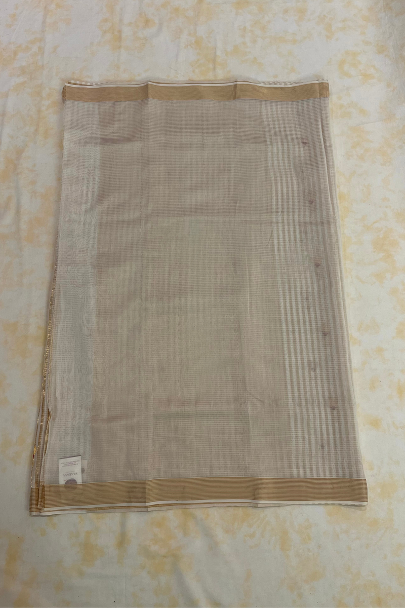 HOV Handloom Chanderi Silk Saree - Kota Floral Motif  - 49-04