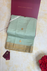 HOV Handloom Chanderi Cotton Silk Saree - Club Buta - 024-01