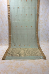 HOV Handloom Chanderi Cotton Silk Saree - Club Buta - 024-01