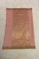 HOV Handloom Chanderi Cotton Silk Saree - Jaswandi Flower Pink - 031
