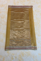 HOV Handloom Chanderi Full Tissue Saree - Plain - 008