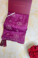 HOV HandEmbroidered Chikankari Saree - 060