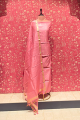 Handloom Chanderi Suit sets - Pink