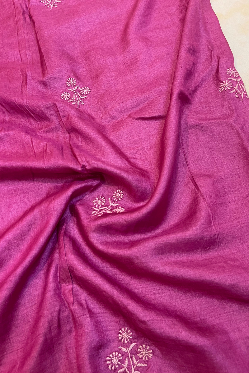 HOV HandEmbroidered Chikankari Saree - 060