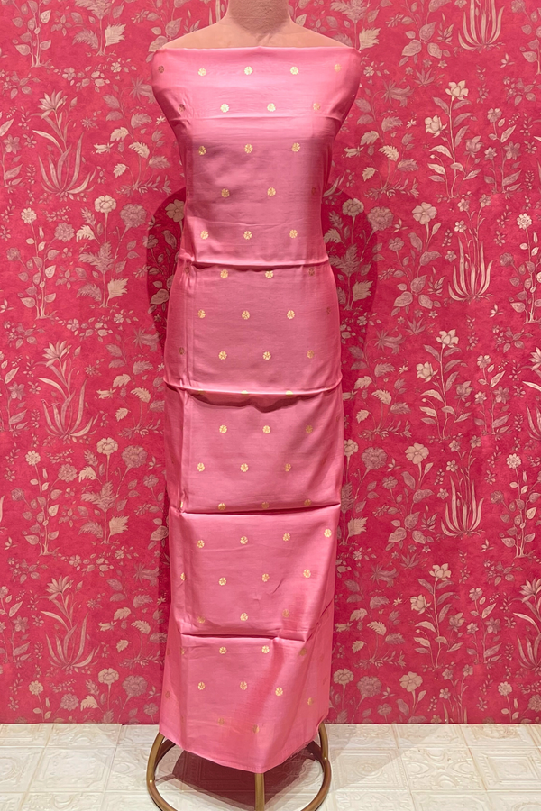 Handloom Chanderi Suit sets - Pink