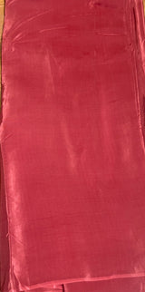 Handloom Kora Silk Suit Sets - Maroon