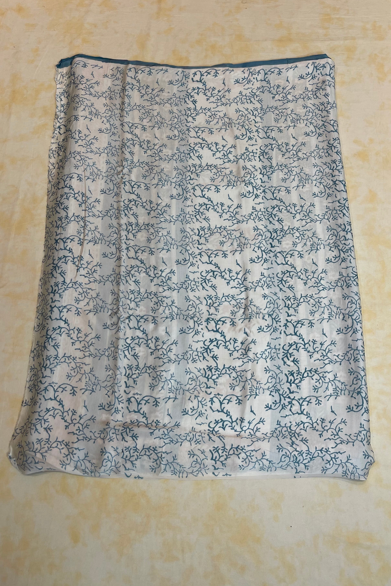 HOV Hand-Block Print Saree Modal  - 014