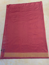 HOV EXCLUSIVE HANDLOOM KADHUA BANARASI KATAN SILK SAREE - PAISLEY BUTA JAALA PALLU - ABOLI - 123