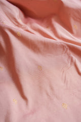 Handloom Paithani Silk Saree - Triple Muniya Peach