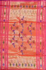 Handloom Paithani Silk Saree - Classic Pallu -  Violet