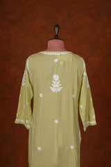 Chikankari Fine Modal Cotton Kurta