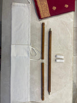 Wooden Saree Roll – Premium Saree Storage Kit