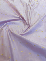 HOV EXCLUSIVE HANDLOOM BANARASI KATAN SILK SAREE - KASTURI - LAVENDER - 121