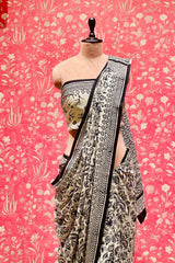 Cotton Hand Block Print Saree