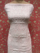 Chikankari Fine Mul Cotton - BABY PINK