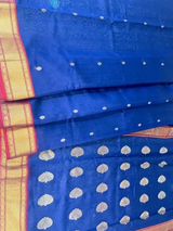 HOV HANDLOOM CHANDERI SAREE - BIG NAKSHI BORDER - 112