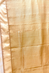 HOV Handloom Chanderi Half Tissue Saree - Checks Pallu - 002-04