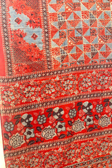 HOV Ajarakh Hand-Block Print Saree - Mul Cotton - 012