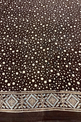 HOV Ajarakh Hand-Block Print Saree - Mul Cotton - 011