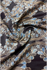 HOV Ajarakh Hand-Block Print Saree - Mul Cotton - 014