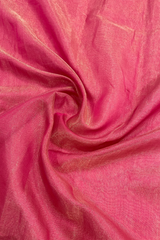 HOV Handloom Chanderi Half Tissue Saree - Half n Half - 001-02